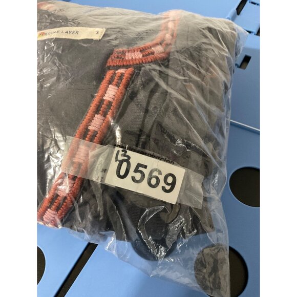 MARINE LAYER Women Mini Dress Olema Embroidered Long Sleeve Boho Grey size Small - Picture 16 of 16